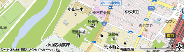 妙建寺周辺の地図