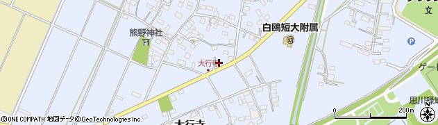 栃木県小山市大行寺235周辺の地図