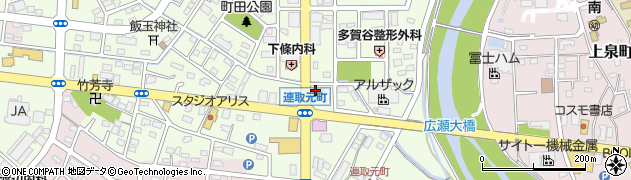 くるまやラーメン伊勢崎店周辺の地図