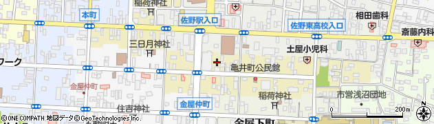 栃木県佐野市亀井町2658周辺の地図