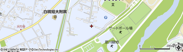 栃木県小山市大行寺1383周辺の地図