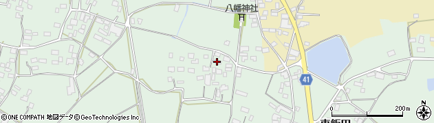 茨城県桜川市東飯田540周辺の地図