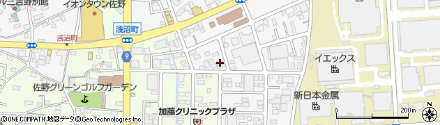 栃木県佐野市富岡町1337周辺の地図