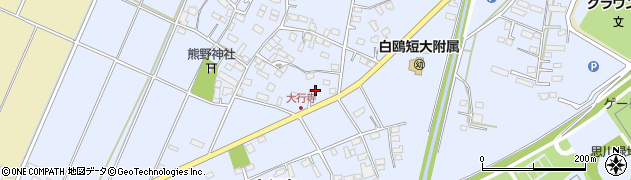 栃木県小山市大行寺286周辺の地図
