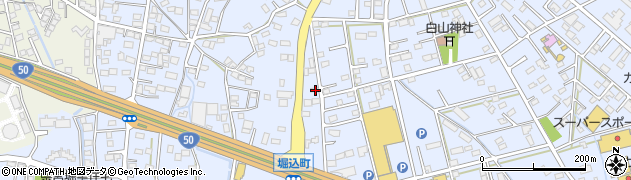 栃木県足利市堀込町2093周辺の地図