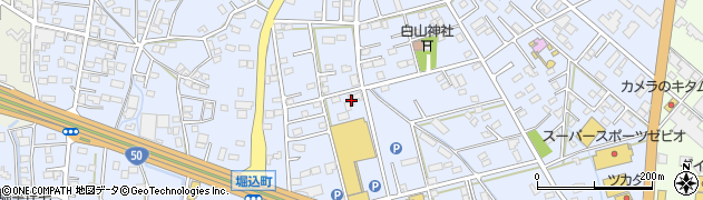 栃木県足利市堀込町268周辺の地図