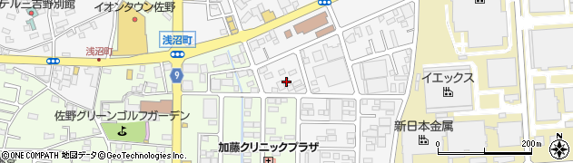 栃木県佐野市富岡町1338周辺の地図