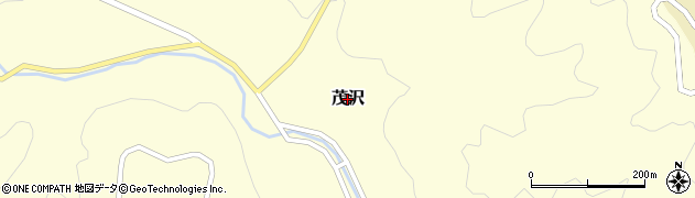 長野県軽井沢町（北佐久郡）茂沢周辺の地図