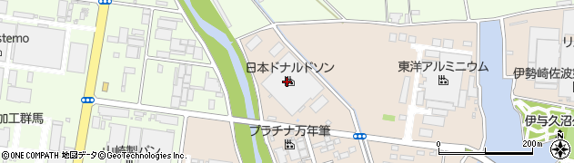 株式会社日本ドナルドソン　群馬工場周辺の地図