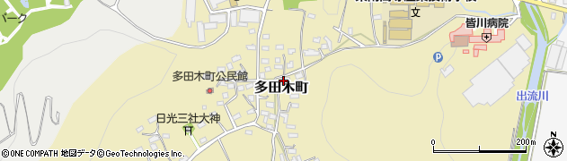 栃木県足利市多田木町508周辺の地図
