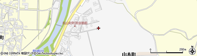 石川県加賀市松山町周辺の地図