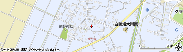 栃木県小山市大行寺271周辺の地図