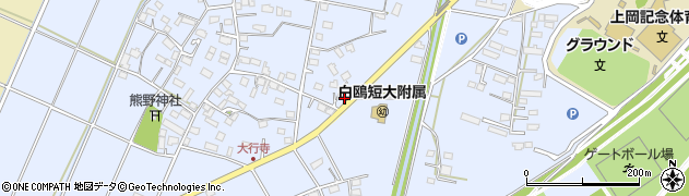 栃木県小山市大行寺715周辺の地図