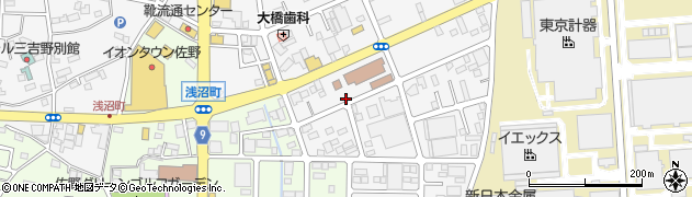 栃木県佐野市富岡町1391周辺の地図