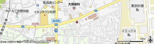 栃木県佐野市富岡町1394周辺の地図