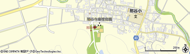 那谷寺周辺の地図