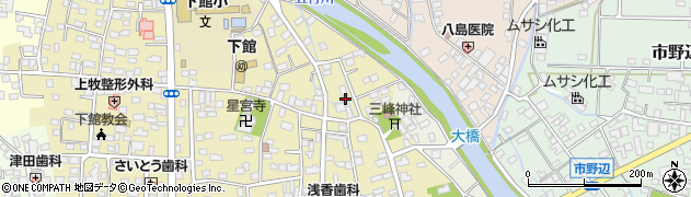 茨城県筑西市甲712周辺の地図