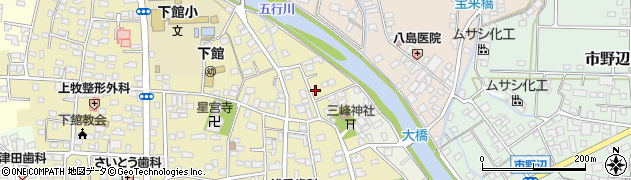 茨城県筑西市甲713周辺の地図