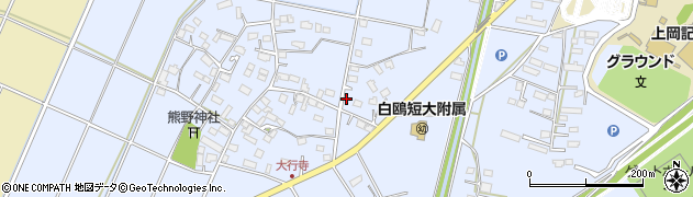栃木県小山市大行寺725周辺の地図