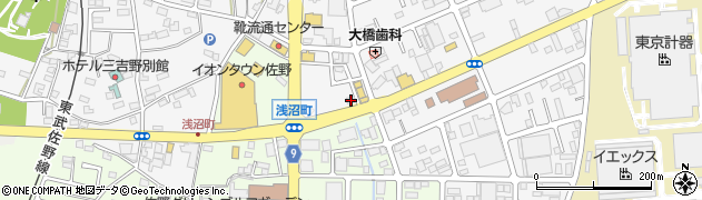 栃木県佐野市富岡町1401周辺の地図