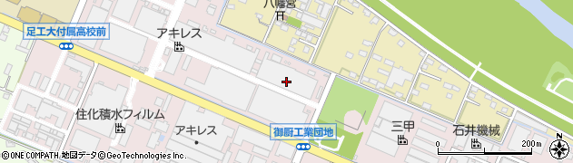 栃木県足利市福富新町周辺の地図