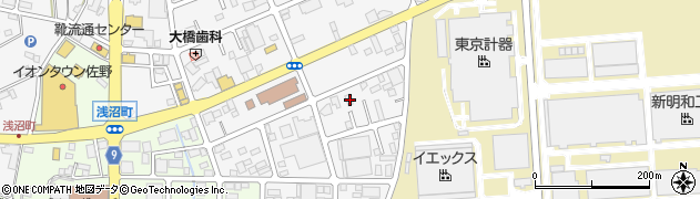 栃木県佐野市富岡町1364周辺の地図