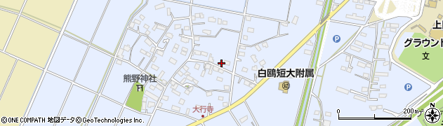 栃木県小山市大行寺263周辺の地図