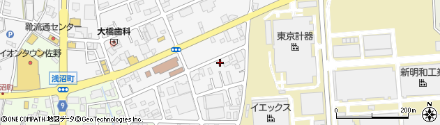 栃木県佐野市富岡町1368周辺の地図