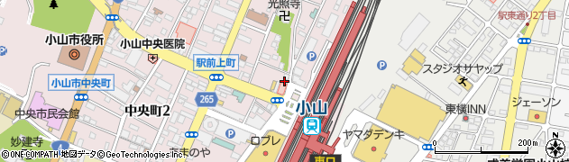 株式会社エイワ　小山店周辺の地図