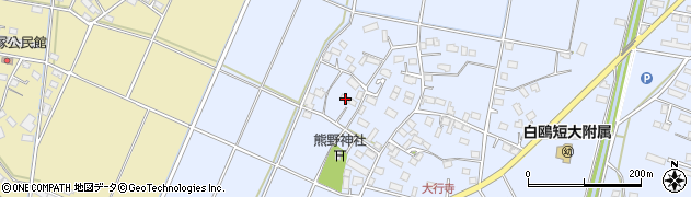 栃木県小山市大行寺208周辺の地図