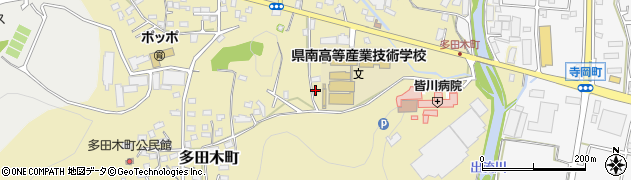 栃木県足利市多田木町113周辺の地図