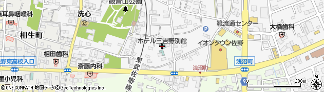 ホテル三吉野別館周辺の地図