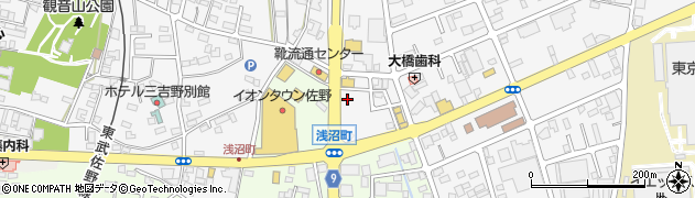 栃木県佐野市富岡町1404周辺の地図