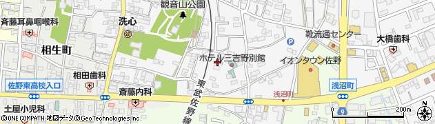 栃木県佐野市富岡町328周辺の地図