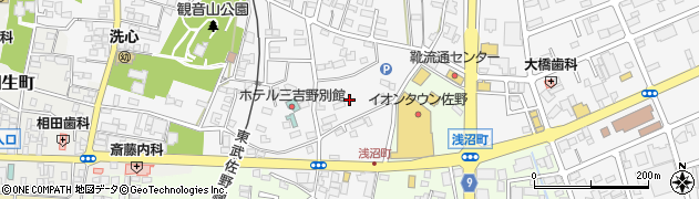 栃木県佐野市富岡町314周辺の地図
