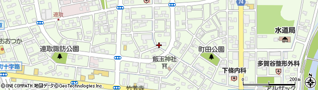 伊勢崎市連取公園周辺の地図