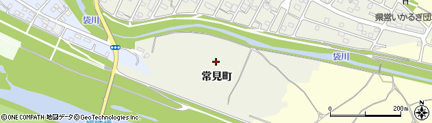 栃木県足利市常見町周辺の地図