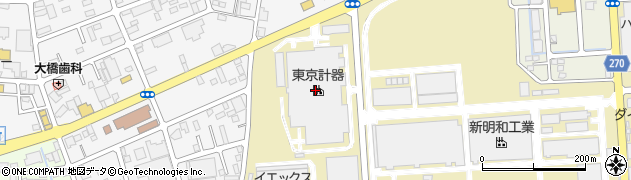 東京計器株式会社　佐野工場周辺の地図