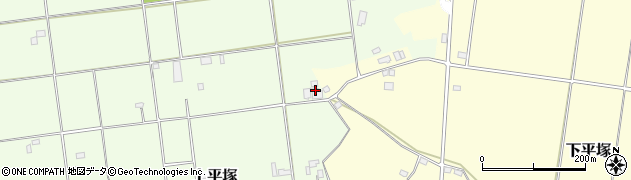 茨城県筑西市上平塚662周辺の地図