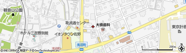 栃木県佐野市富岡町1417周辺の地図