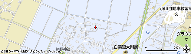 栃木県小山市大行寺251周辺の地図