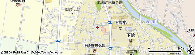茨城県筑西市甲451周辺の地図