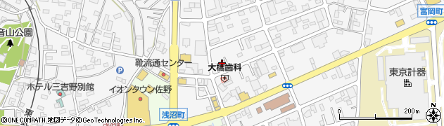 栃木県佐野市富岡町1480周辺の地図