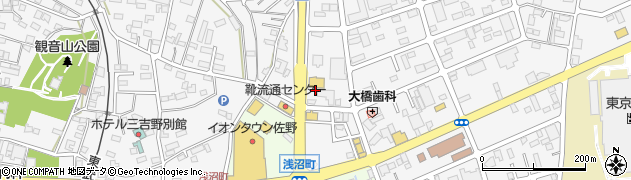 栃木県佐野市富岡町1420周辺の地図