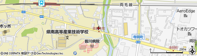 栃木県足利市多田木町134周辺の地図