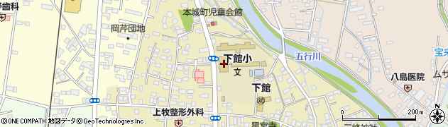 茨城県筑西市甲392周辺の地図