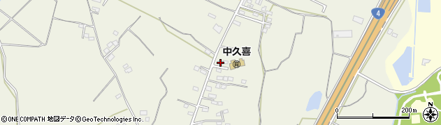 栃木県小山市中久喜1095周辺の地図