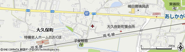 栃木県足利市大久保町1032周辺の地図