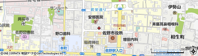 栃木県佐野市伊賀町18周辺の地図