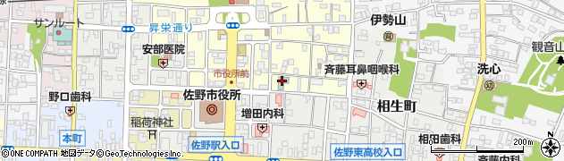 ホテルセレクトイン佐野駅前周辺の地図